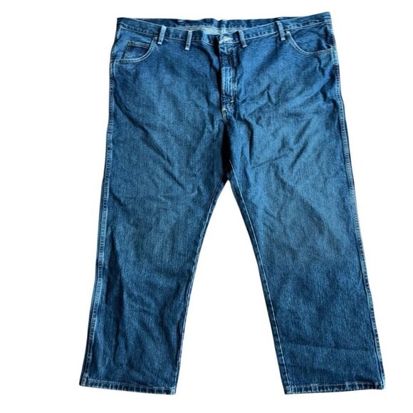 Wrangler Men's Blue Jeans Plus Size Size 52x28 - Picture 1 of 7